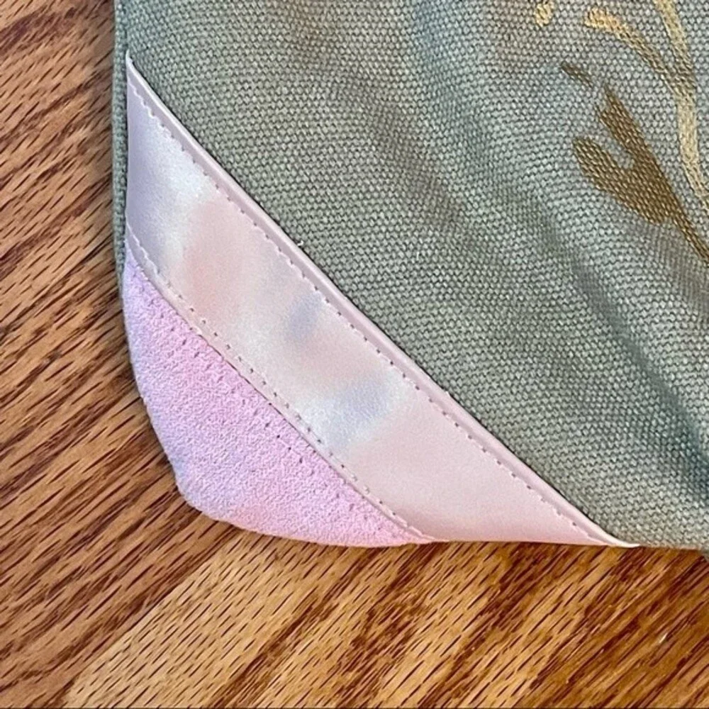 Disneyland | Khaki Green and Pink Tinker Bell Tote Bag